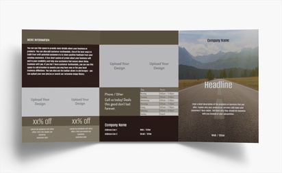 Design Preview for Design Gallery: Trucking Folded Leaflets, Tri-fold A6 (105 x 148 mm)
