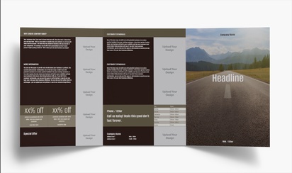 Design Preview for Design Gallery: Trucking Folded Leaflets, Tri-fold A4 (210 x 297 mm)