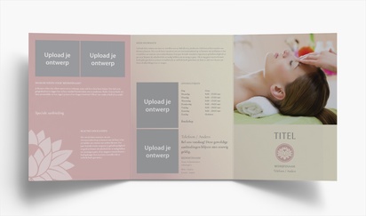 Voorvertoning ontwerp voor Ontwerpgalerij: Massage en reflexologie Flyers en folders, Drieluik A5 (148 x 210 mm)