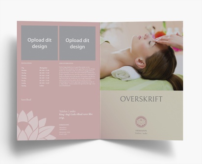 Forhåndsvisning af design for Designgalleri: Sundhed og velvære Brochurer, Midterfals A4 (210 x 297 mm)