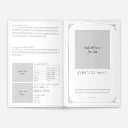 Design Preview for Design Gallery: Elegant Brochures, A5 Bi-fold