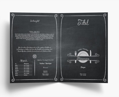 Designvorschau für Flyer-Vorlagen und Designs, Einbruchfalz A4 (210 x 297 mm)