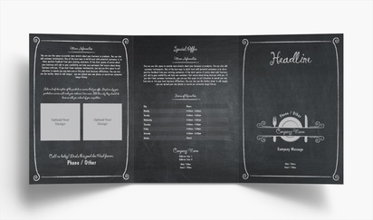 Design Preview for Design Gallery: Restaurants Folded Leaflets, Tri-fold A5 (148 x 210 mm)