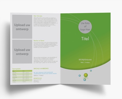 Voorvertoning ontwerp voor Ontwerpgalerij: Marketing en communicatie Flyers en folders, Tweeluik A4 (210 x 297 mm)