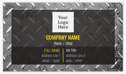 Design Preview for Sports & Fitness Soft Touch Business Cards Templates, Standard (3.5" x 2")