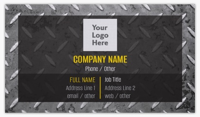 Design Preview for Sports & Fitness Linen Business Cards Templates, Standard (3.5" x 2")