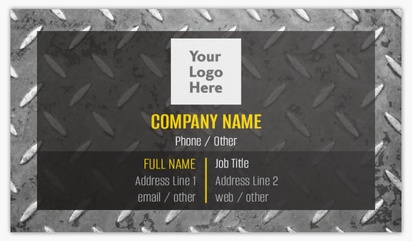 Design Preview for Design Gallery: Welding & Metal Work Glossy Visiting Cards, Standard (89 x 51 mm)