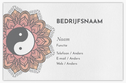 Voorvertoning ontwerp voor Ontwerpgalerij: Religieus en spiritueel Visitekaartjes natuurpapier