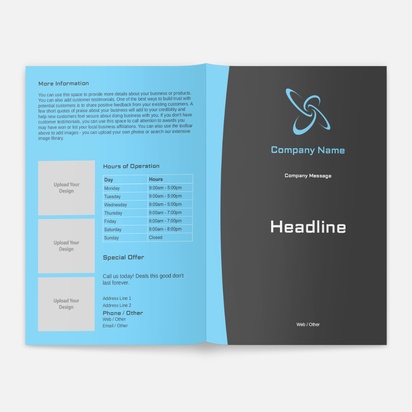 Design Preview for Design Gallery: Business Consulting Brochures, A5 Bi-fold
