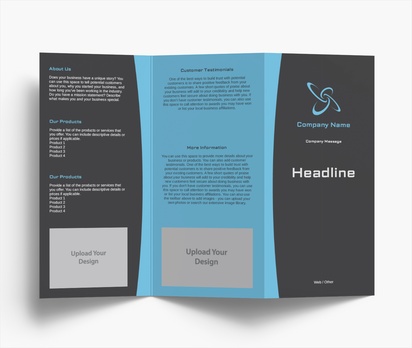 Design Preview for Design Gallery: Business Services Folded Leaflets, Z-fold DL (99 x 210 mm)