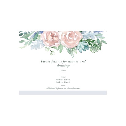 Design Preview for Party Invitation Designs and Templates, 13.9 x 10.7 cm