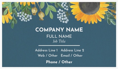 Design Preview for Design Gallery: Florists Natural Textured Business Cards
