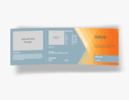 Design Preview for Design Gallery: Modern & Simple Folded Leaflets, Tri-fold Square (148 x 148 mm)
