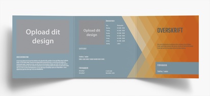 Forhåndsvisning af design for Designgalleri: Moderne og enkel Brochurer, 3-fløjet Firkantet (148 mm x 148 mm)