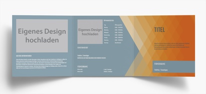 Designvorschau für Designgalerie: Falzflyer Unternehmensdienstleistungen, Wickelfalz Quadratisch (148 x 148 mm)