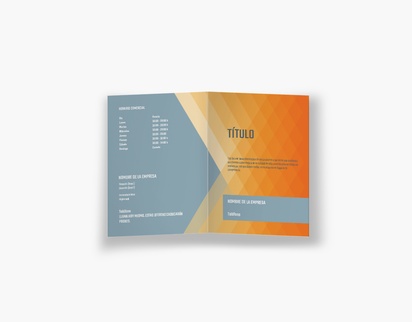 Vista previa del diseño de Galería de diseños de folletos plegados para servicios empresariales, Díptico A6 (105 x 148 mm)