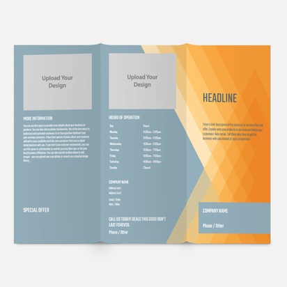 Design Preview for Design Gallery: Customer Service Brochures, DL Tri-fold