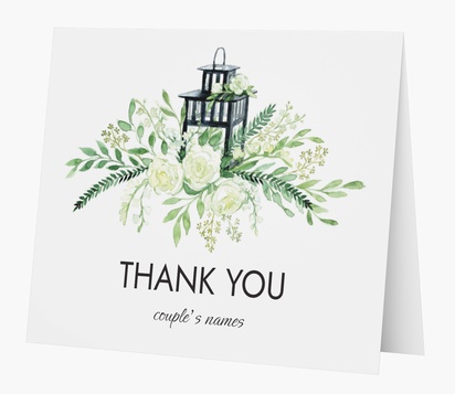 Design Preview for Thank you cards templates, Folded