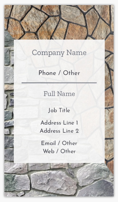 Design Preview for Paving Standard Business Cards Templates, Standard (3.5" x 2")