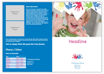 Design Preview for Design Gallery: Education & Child Care Flyers, Bi-fold A5