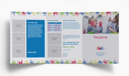 Design Preview for Design Gallery: Childcare & Early Education Folded Leaflets, Tri-fold A5 (148 x 210 mm)