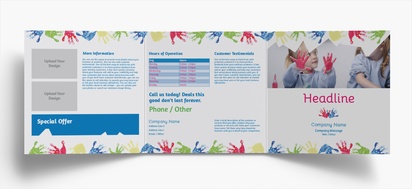Design Preview for Design Gallery: Foster Services & Adoption Folded Leaflets, Tri-fold Square (148 x 148 mm)
