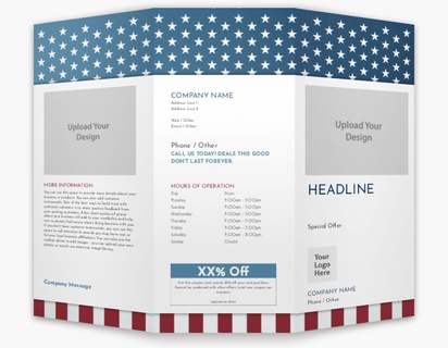 A usa photo white blue design for Election with 3 uploads
