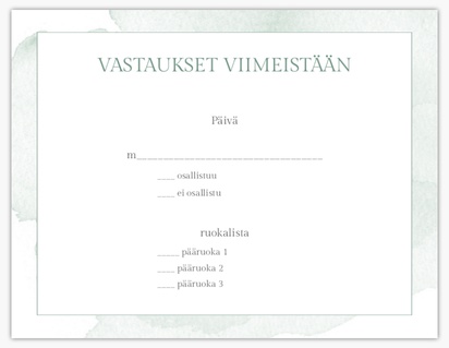 Mallin esikatselu Mallivalikoima: Kesä Vastausta pyydetään -kortit, 13.9 x 10.7 cm