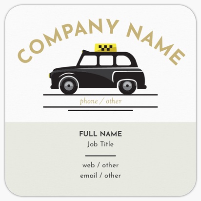 Design Preview for Design Gallery: Car Services Rounded Corner Business Cards, Rounded Square (65 x 65 mm)