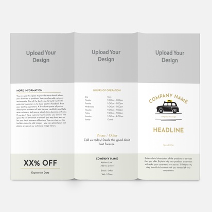Design Preview for Design Gallery: Automotive & Transportation Brochures, DL Tri-fold