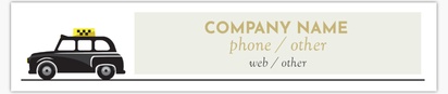 Design Preview for Design Gallery: Taxi Service Vinyl Banners, 76 x 366 cm