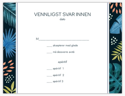 Forhåndsvisning av design for Designgalleri: Fet skrift Svarkort, 13.9 x 10.7 cm