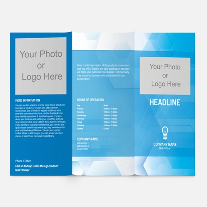 Design Preview for Design Gallery: Business Consulting Brochures, DL Tri-fold
