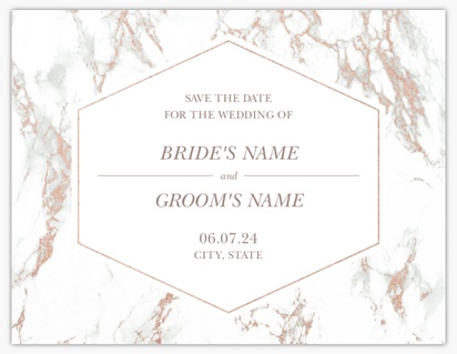 A save the date gold leaf white gray design for Purpose