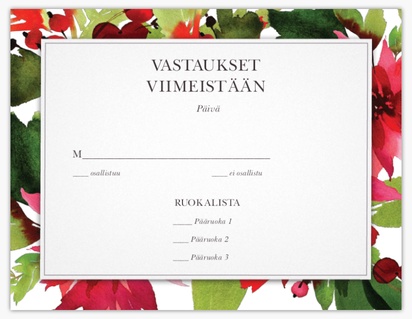 Mallin esikatselu Mallivalikoima: Talvi Vastausta pyydetään -kortit, 13.9 x 10.7 cm
