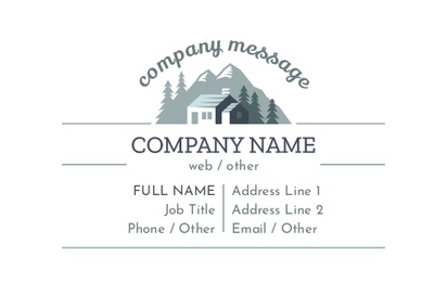 Design Preview for Design Gallery: Mortgages & Loans Natural Uncoated Business Cards