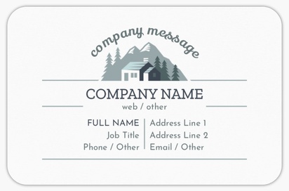 Design Preview for Design Gallery: Mortgages & Loans Rounded Corner Business Cards, Rounded Standard (85 x 55 mm)