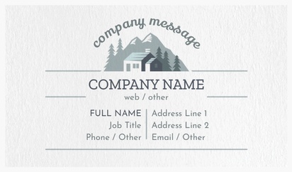Design Preview for Design Gallery: Travel Agencies Natural Textured Business Cards