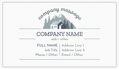 Design Preview for Design Gallery: Mortgages & Loans Glossy Business Cards, Standard (3.5" x 2")