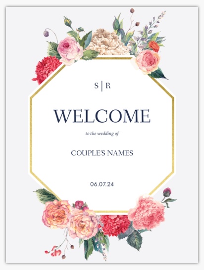 Design Preview for Wedding Signs, 18" X 24"