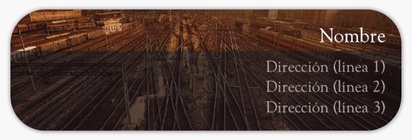 Vista previa del diseño de Galería de diseños de etiquetas de remite para fotografía