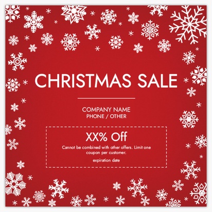Design Preview for Design Gallery: Christmas & Seasonal Flyers, None 148 x 148 mm