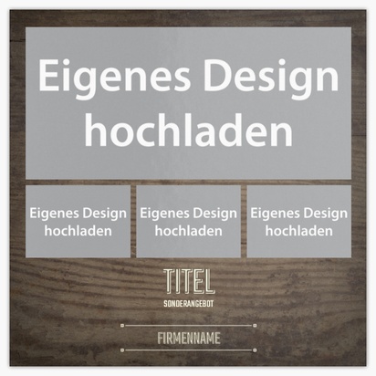 Designvorschau für Designgalerie: Flyer und Falzflyer Retro,  Ohne Falz 148 x 148 mm