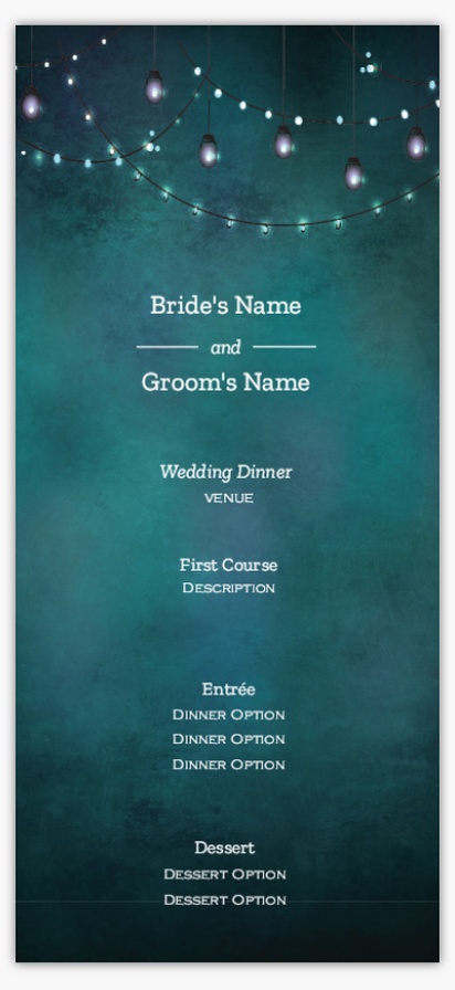 A wedding invitation vintage blue gray design for Season