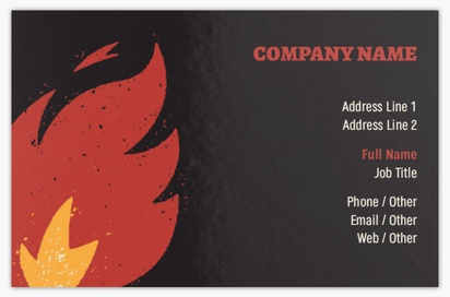 Design Preview for Design Gallery: Public Safety Metallic Business Cards
