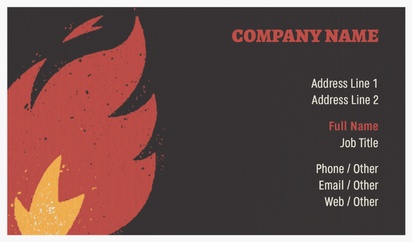 Design Preview for Design Gallery: Public Safety Natural Textured Business Cards
