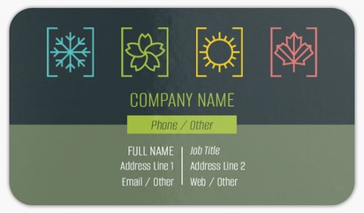 Design Preview for Design Gallery: Fun & Whimsical Rounded Corner Business Cards, Standard (3.5" x 2")