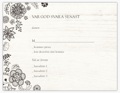 Förhandsgranskning av design för Designgalleri: Rustikt OSA-kort, 13.9 x 10.7 cm