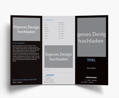 Designvorschau für Designgalerie: Falzflyer Technik, Wickelfalz DL (99 x 210 mm)