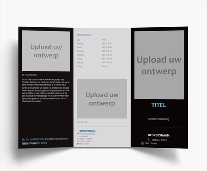 Voorvertoning ontwerp voor Ontwerpgalerij: Informatietechnologie Folders, Drieluik DL (99 x 210 mm)